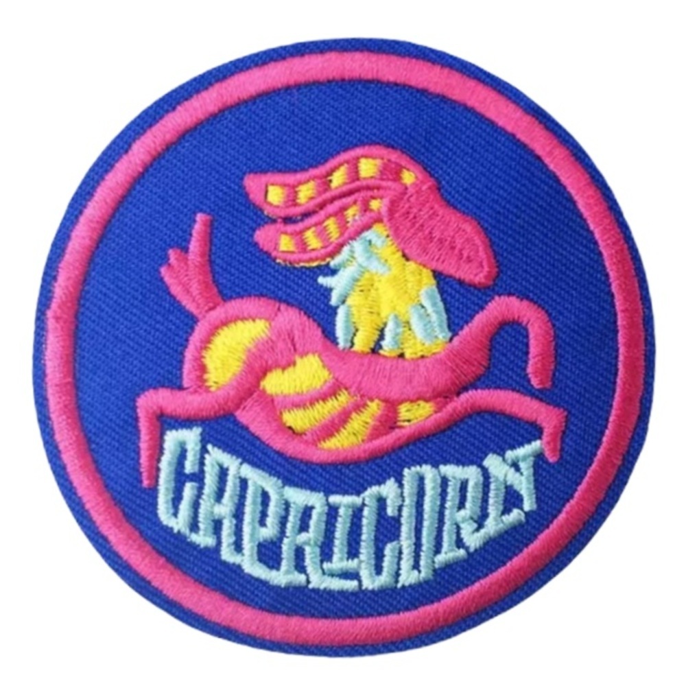Capricorn Astrology Zodiac Iron-On Embroidered Patch